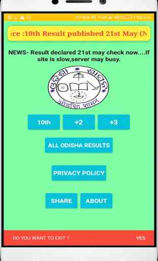 10th, +2, +3, All Odisha Results app pro2019 3