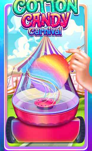 Algodón de azúcar - Juego de comida de Carnaval 1