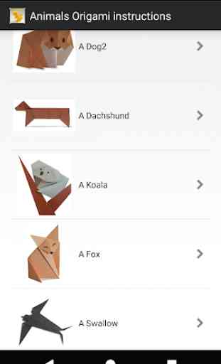 Animals Origami Instructions 4