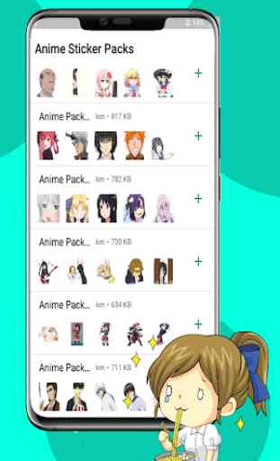 Anime Stickers For Whatsapp vol.1 - WAStickerApps 4