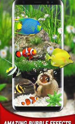 Aquarium Live Fish Wallpaper 2