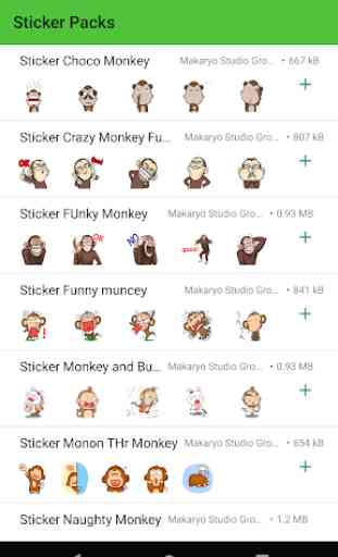 Best Funny Monkey Stickers WAStickerApps New 2019 1