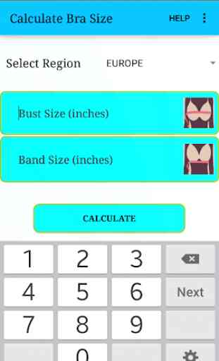 Bra Size Calculator 2