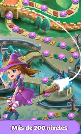 Bruja mágica: Bubble Shooter 4