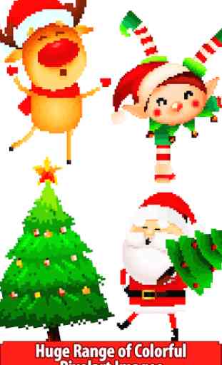 Christmas Pixel Art: Sandbox Paint,Color By Number 2