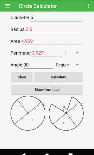 Circle Calculator 3
