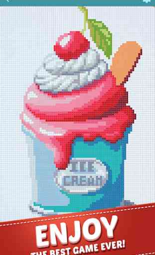 Cross Stitch - Color by Letters Pixel Art Game 1