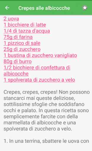 Dolci ricette di cucina gratis in italiano offline 4