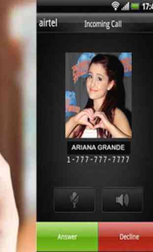 Fake Video Call by Ariana Grande 1
