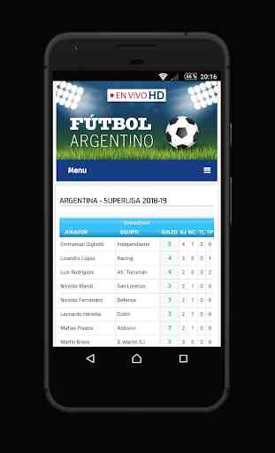 Futbol Argentino en Vivo 3