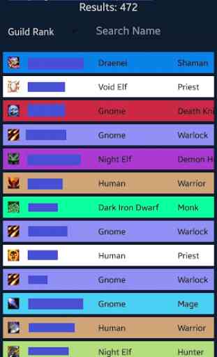 Guild Roster for WoW 2
