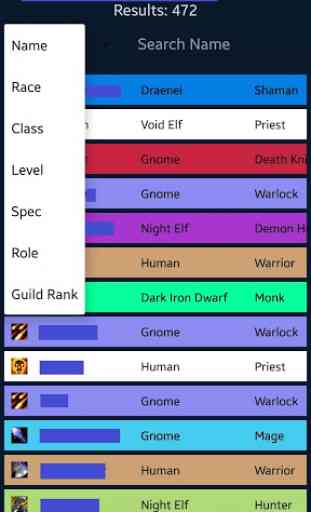 Guild Roster for WoW 3
