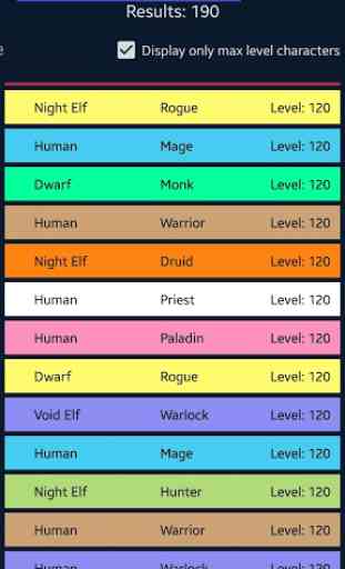 Guild Roster for WoW 4