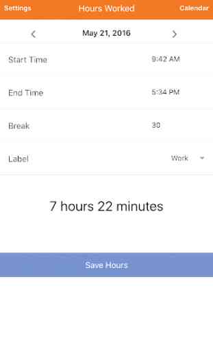 Hours Worked Time Tracker 2