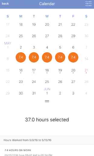 Hours Worked Time Tracker 3