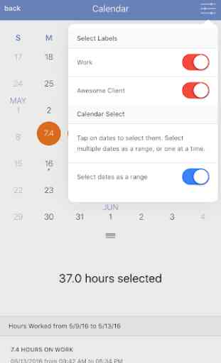 Hours Worked Time Tracker 4