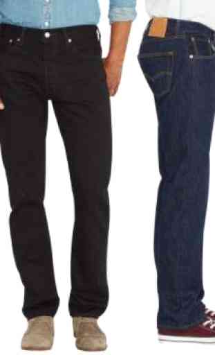 Jeans largos para hombres 4