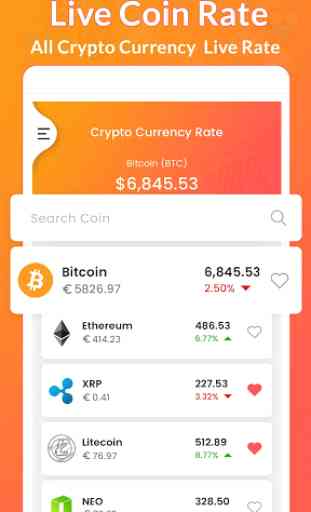 Live Coin Rate - Crypto Currency 1