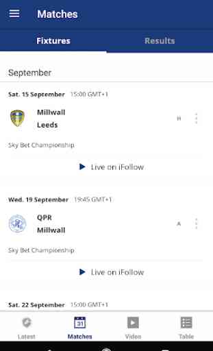 Millwall Official App 2