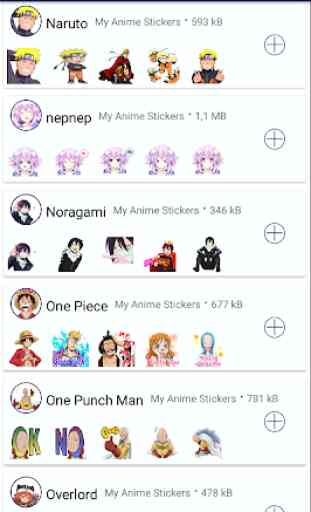 My Anime Stickers for WhatsApp 1