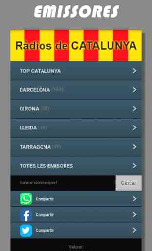 Radios de Cataluña FM online en directo - España 1