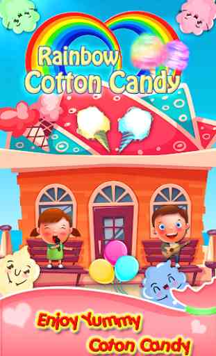 Rainbow Cotton Candy Maker - Caramelo de algodón d 4