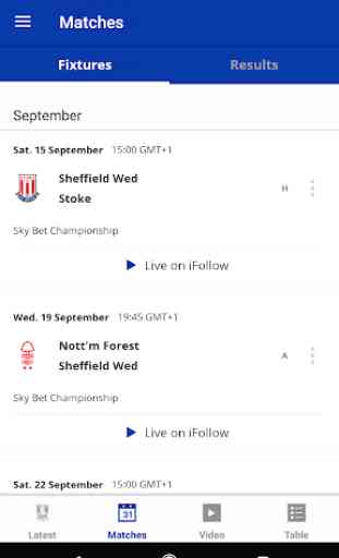 Sheffield Wednesday Official App 2