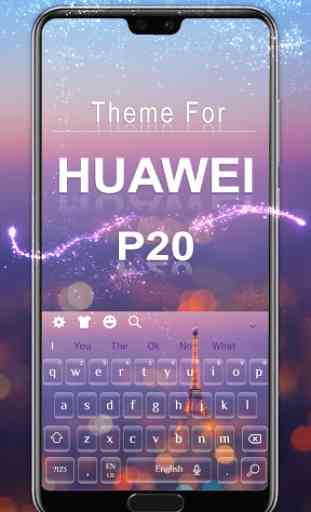 Shiny Sparkling Keyboard For HUAWEI P20 1