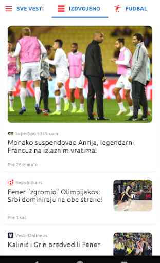 Sport Danas - Vesti Srbija 1