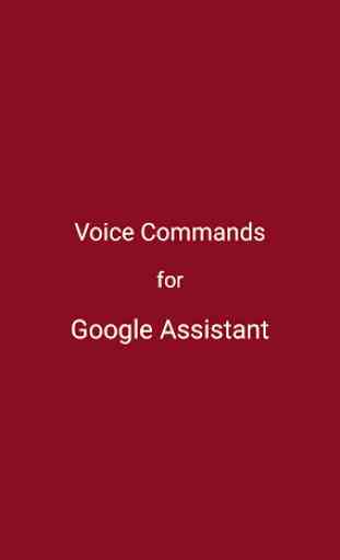 Voice Commands for Google Assistant 1