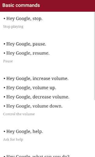 Voice Commands for Google Assistant 4