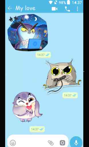 WAStickerApps OWL para WhatsApp 3