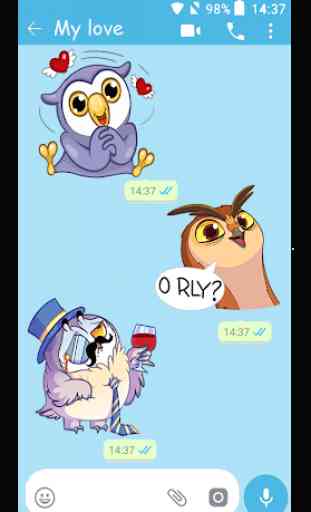 WAStickerApps OWL para WhatsApp 4