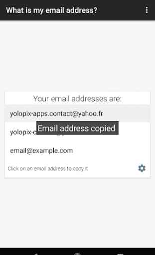 What is my email address? 3