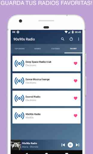 90s90s Radio App Gratis En Vivo 3