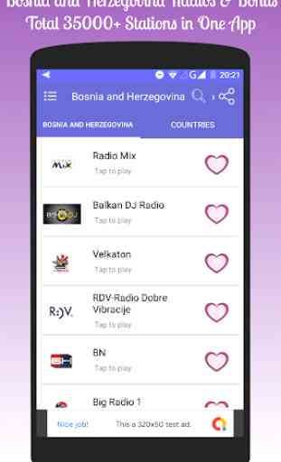 All Bosnia and Herzegovina Radios in One App 1