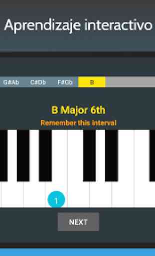 Aprender acordes y escalas de piano 2