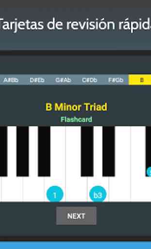 Aprender acordes y escalas de piano 4