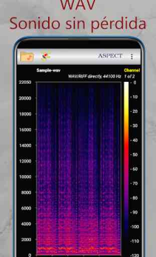 Aspect - Analizador de espectrogramas de audio 1