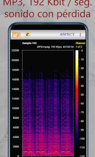Aspect - Analizador de espectrogramas de audio 2