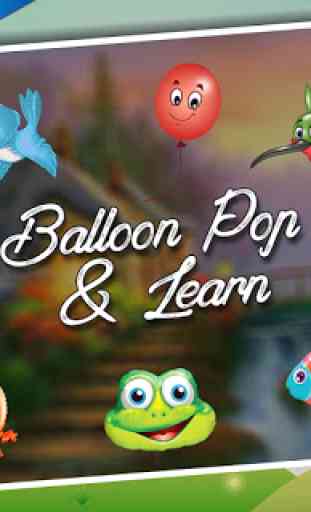 Balloon Pop y Aprende para niños 1
