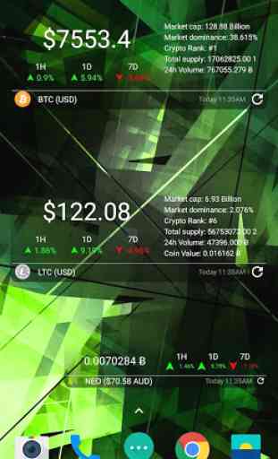 Bitcoin & Crypto Price Widgets Pro 2
