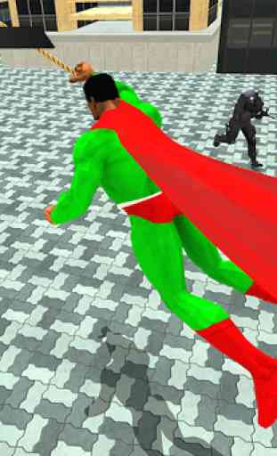 Black Hero Super Rope Man Crime Battle 1
