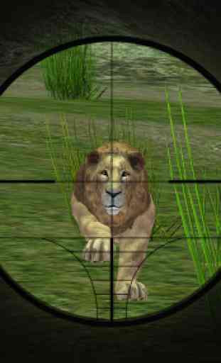 bosque salvaje caza del león 2