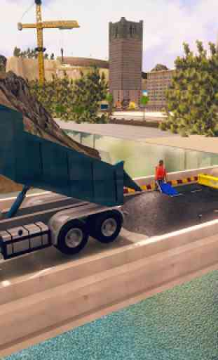 Bridge Building Simulator: Road Construction Games 2