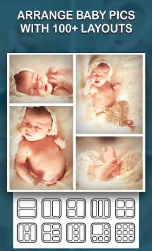 Collage de fotos de bebé 1