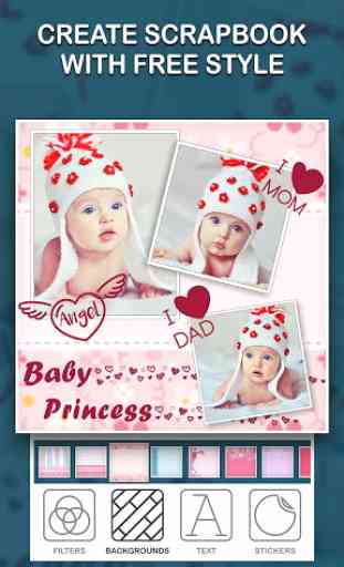 Collage de fotos de bebé 2