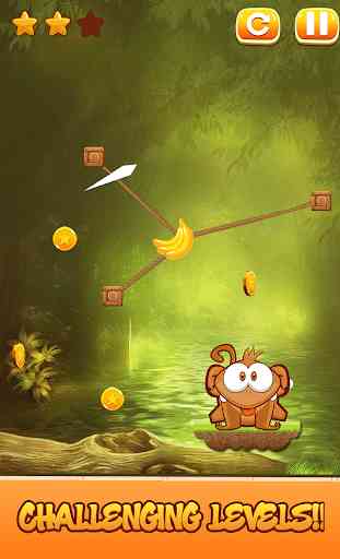 Cortar el plátano: cuerda de mono 3