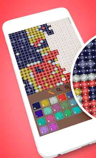 Cross Stitch - Color by Number & Letter Coloring 1