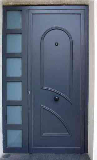 Diseño de modelo de puerta de casa moderna 2